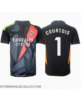 Real Madrid Thibaut Courtois #1 Portiere Maglia Gara Trasferta Repliche 2024-25
